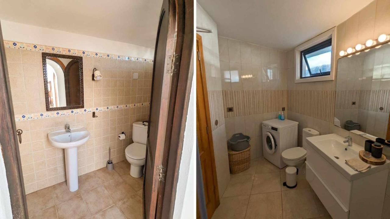 Bungalow Allende Famara Con Piscina Privada Y Ac ภายนอก รูปภาพ